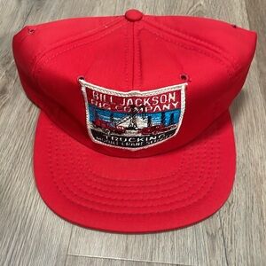Vintage trucker hat red